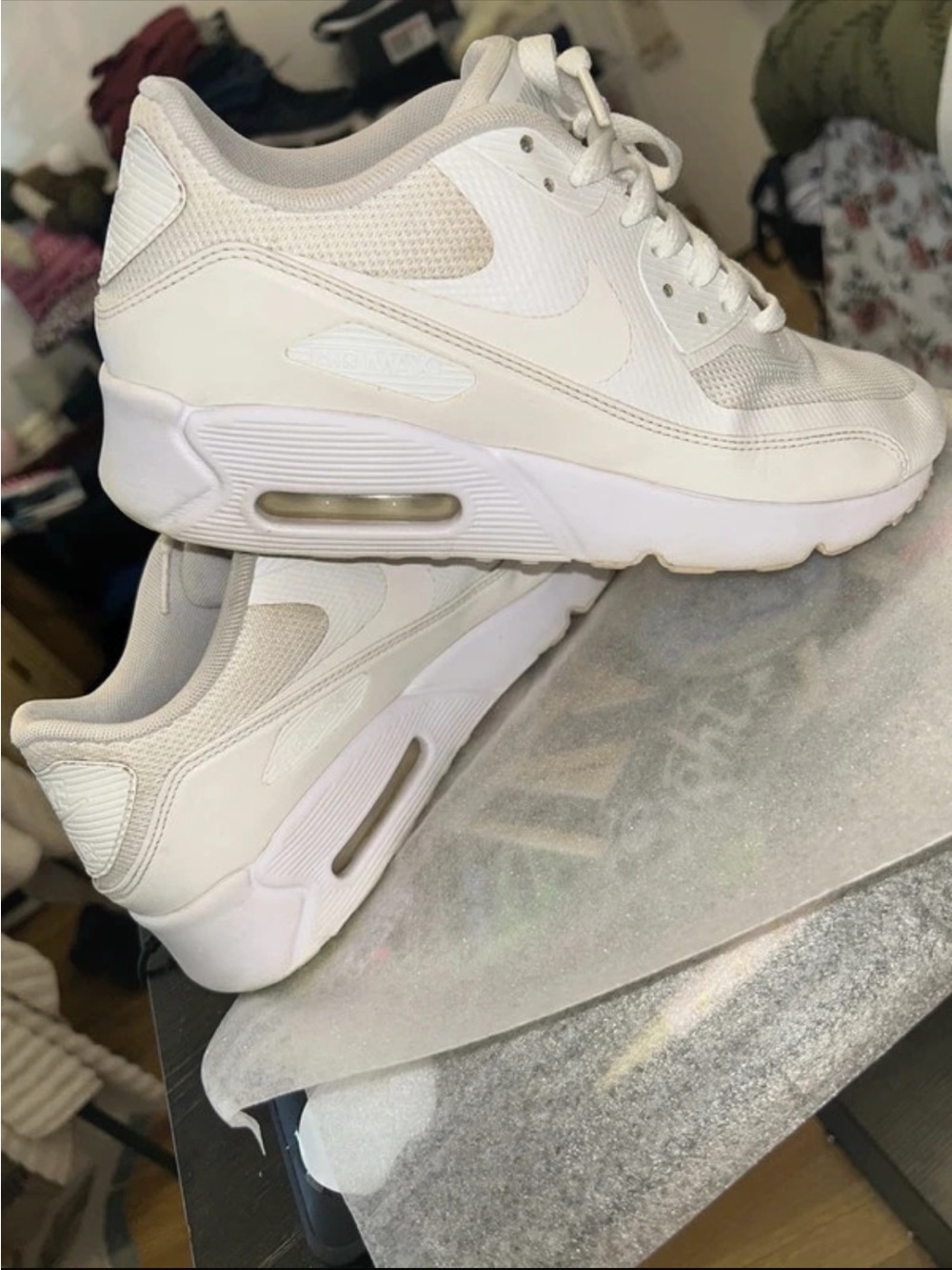 Nike Women's Air Max Sneakers in Off-White/Cream